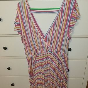 EUC Mod Cloth striped dress.